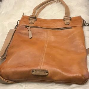 Bedstu Celta Whipstitch Leather Satchel.